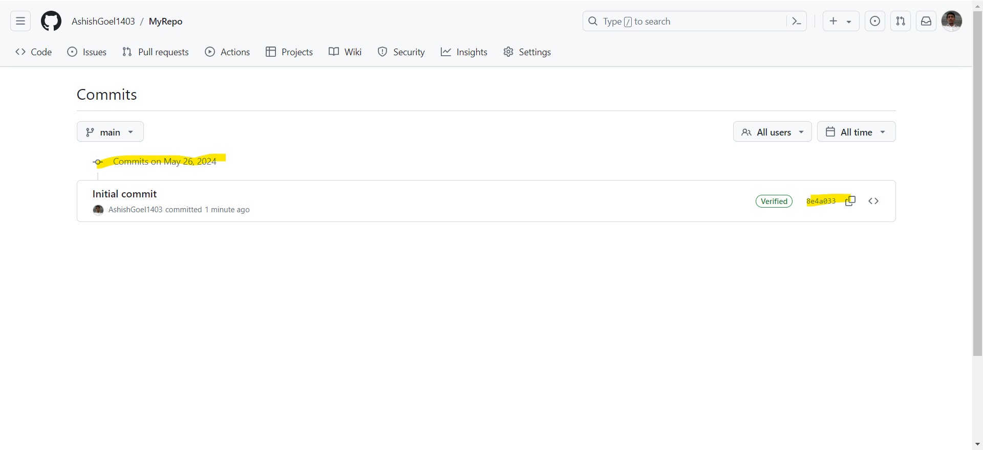 Create a new repository in GitHub Create a new repository in GitHub